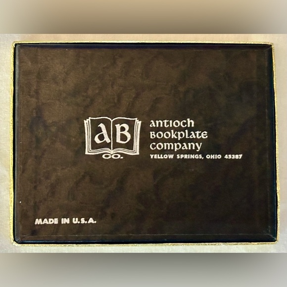 Vintage Antioch Company Japanese Maple Cedar Tree BookPlate Company Original Box - Picture 9 of 11